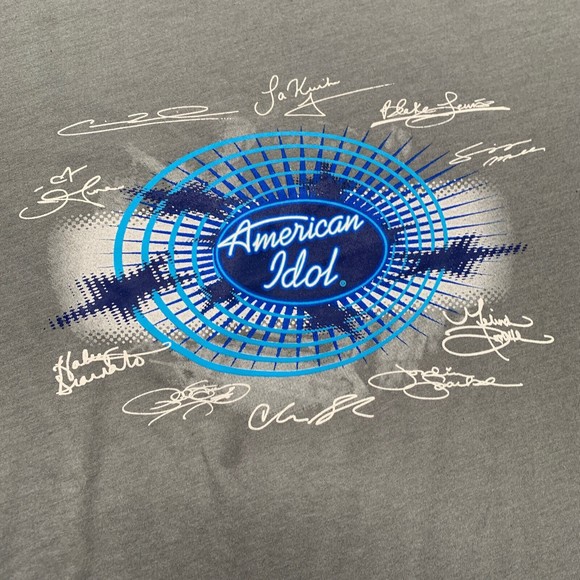 American Idol Kellogg's 2007 Season 6 "Autographed" Long Sleeve Size XL - Picture 3 of 7